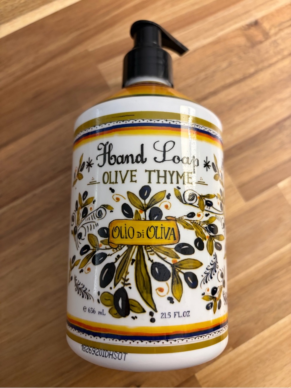 NWT: La Tasse liquid hand soap Olive Thyme 21.5 oz